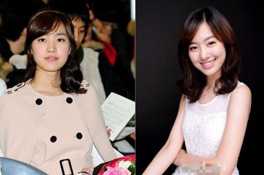 韩女星陈世妍整容前后对比 清纯女神也需要改善的