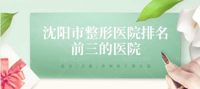沈阳市整形医院排名前三的医院,名流/亿美/杏林前三势头猛 沈阳市整形医院排名前三的医院,名流/亿美/杏林前三势头猛